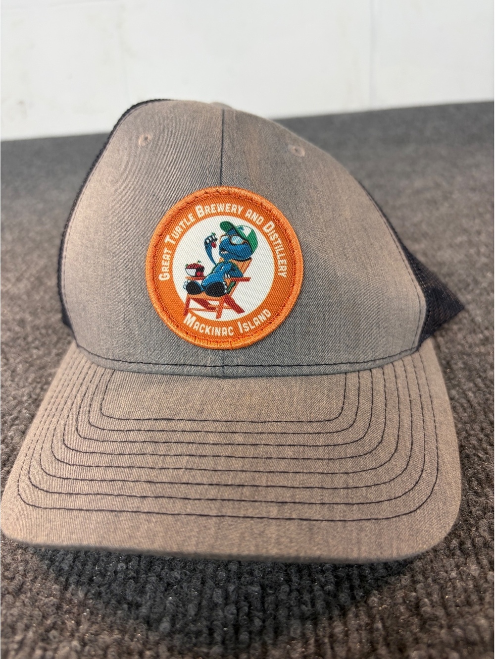 Great Turtle Brewery and Distillery Mackinac Island baseball hat